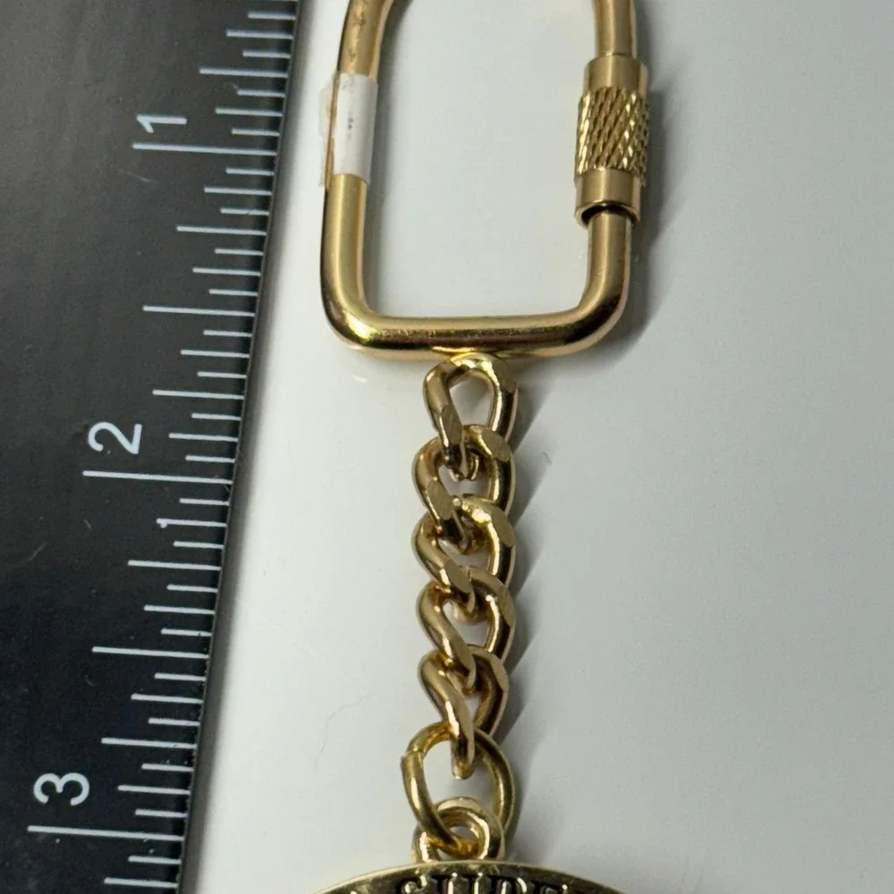 Lake‎ Superior Keychain Lighthouse Unsalted Shark Free Souvenir Gift Gold Tone